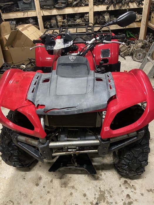 Rama wahacz piasta półoś dyfer sterownik Yamaha grizzly 660 wydech