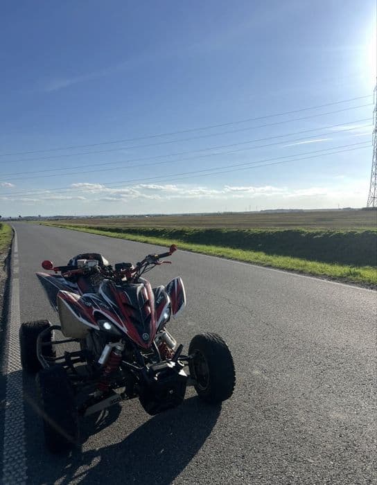 Yamaha Raptor 350 – swap CB500 | dużo modyfikacji | gotowy do jazdy