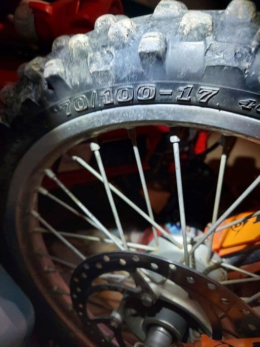 Sprzedam KTM SX 85 opony 14"-17"