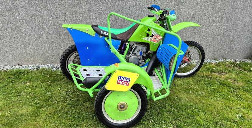 SIDECAR V.M.C KAWASAKI KX 500 2T ! (Ktm mx mth 650 cr rm yz 490  maico