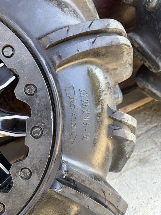 Felgi  (koła)  At 28 X 9.5 - 14 Yamaha grizzly Kawasaki brute force Can am