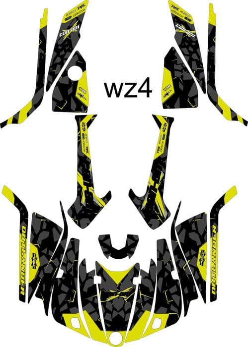 Naklejki CAN AM OUTLANDER 450-570 L MAX 2014-23r Okleina CAN-AM
