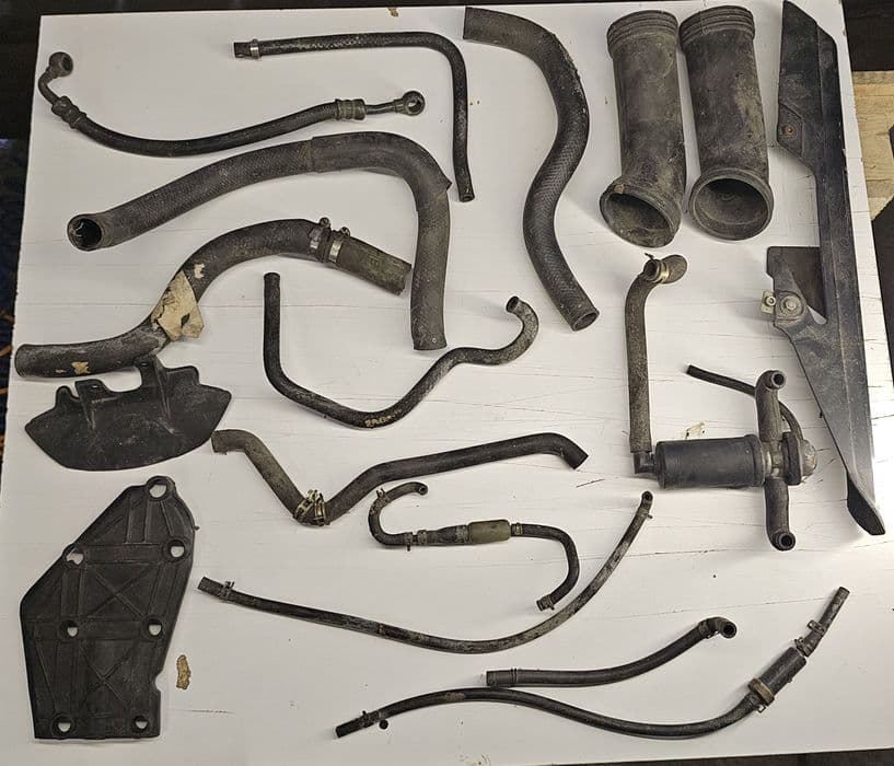 Kawasaki Ninja zx6r zacisk pomp przewód skrzynia pokrywa magneto linki