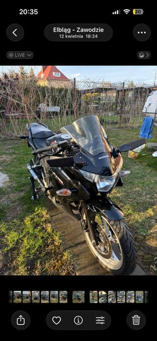 Honda CBR250R w Elblągu