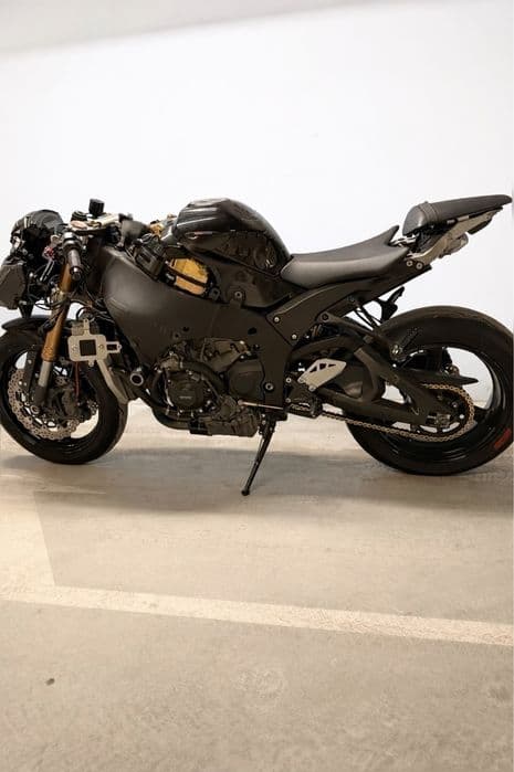 Kawasaki zx10r 4gen 11-15 plastiki czarne zarejestr ninja torowka