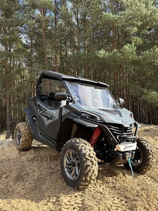 CFMoto ZForce, szyba przód, tył, navi, faktura Vat marża, 350 km przebiegu!