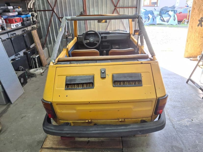 FIAT 126P Cabrio Bosmal Buggy Kabriolet Przeróbka Opolskie 1985 Rok