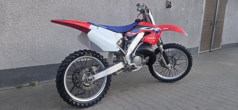 Honda Cr 125 rok 2001 Super Stan tłok selekcja B Okleina Blackbird Dep Pipes V-force