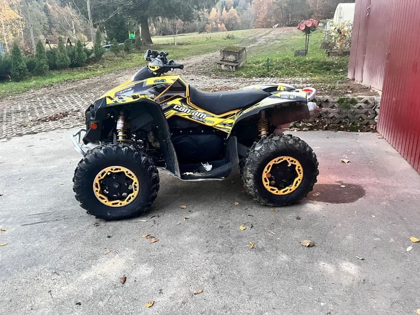 Can am Renegade 800xxc 2009r brak homologacji