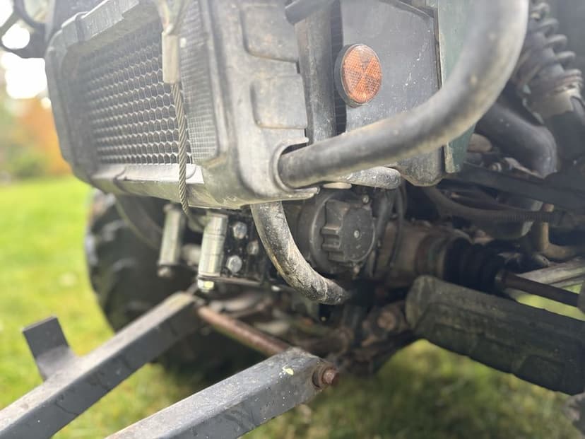 Quad yamaha kodiak 450 4x4 wyciagarka z plugiem i przyczepką