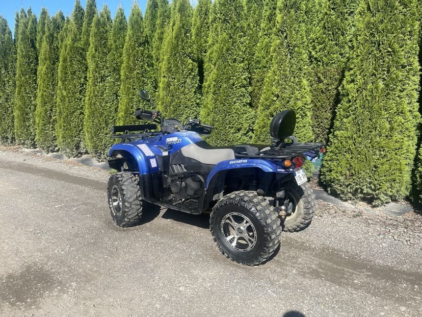 Cf moto 500 goes homologacja l7e 4x4 napedy reduktor hak szarpak igla