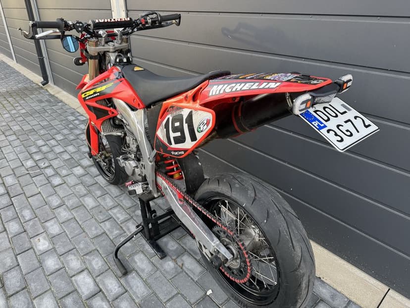 Honda CRF450R Supermoto Zarejestrowna