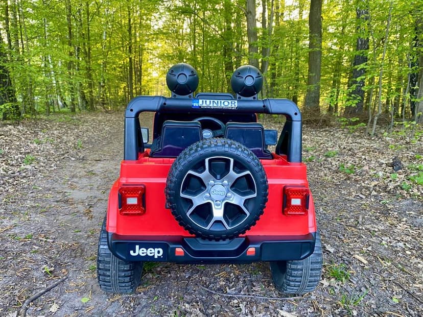 Samochód akumulatorowy - Jeep Wrangler Rubicon Red
