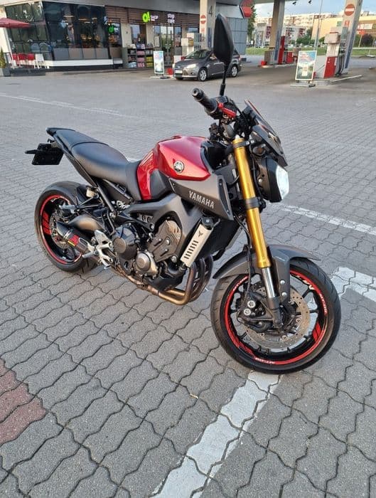 Yamaha Mt 09 - 2016 r. 124KM (po strojeniu u Cerbola w Poznaniu)