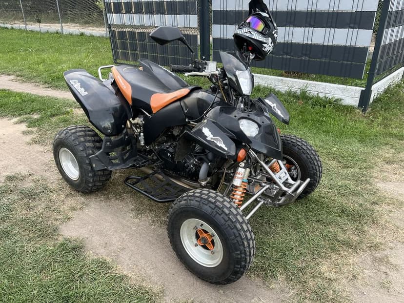 Quad egl 500 swap kawasaki gpz 500 kfx z homolgacją zarejestrowany