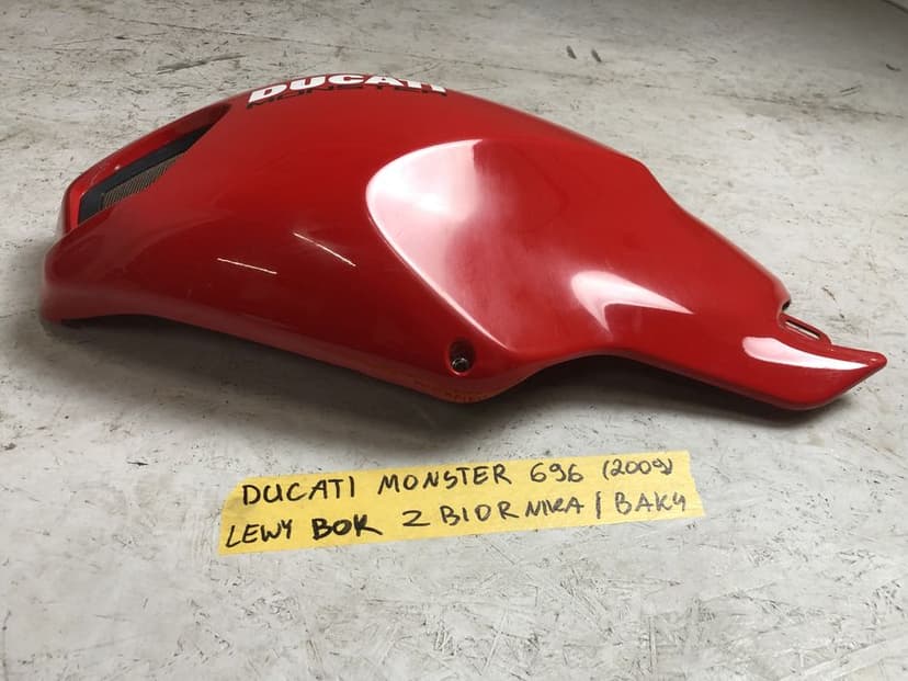 Ducati Monster 696 Lewa Osłona Owiewka Zbiornika Baku Nakładka Plastik