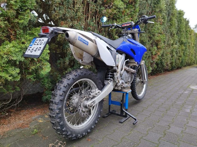 Yamaha WR 250 F zarejestrowana na A2