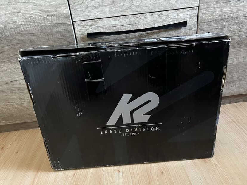 Łyżworolki rolki K2 czarno zielono białe 38 24,5cm