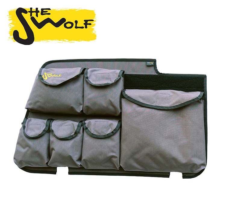 Organizer wyprawowy na tylne szyby made by She-wolf: Nissan Patrol Y61