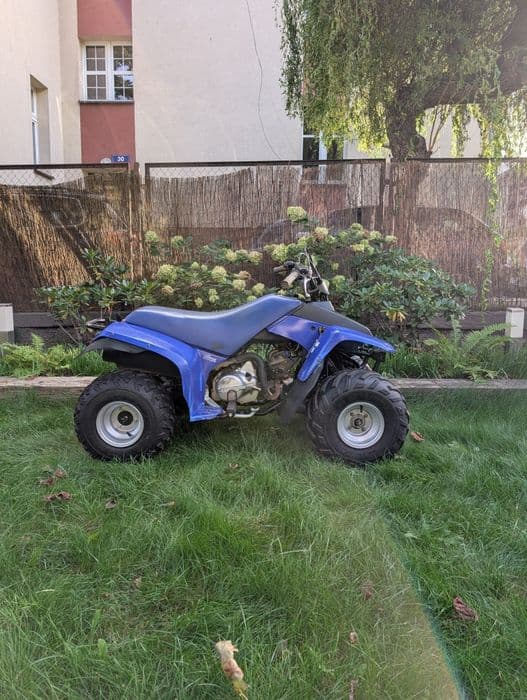 Niebieski quad Yamaha badger yfm 80 2001