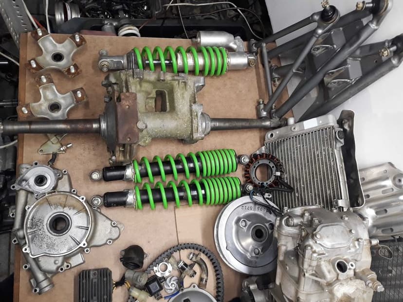 kawasaki kfx 700 dyfer os silnik modul wahacz zwrotnica gaznik magneto