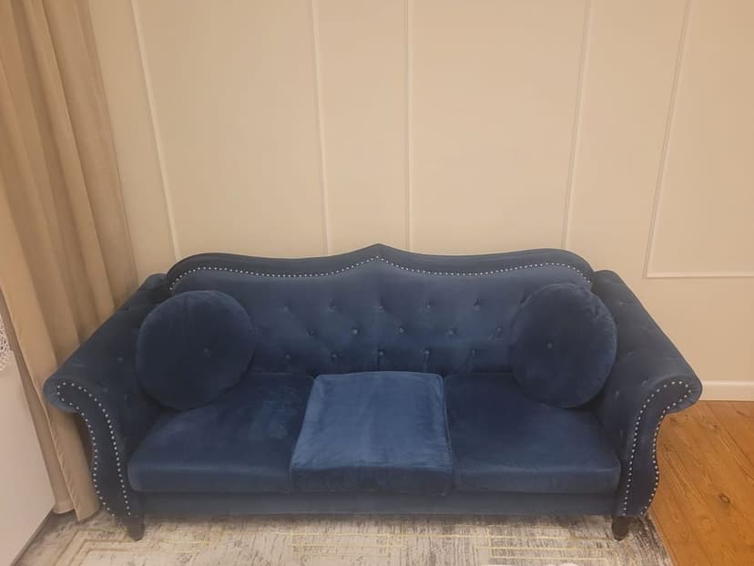 Zestaw kanap w stylu glamour - 2 sztuki