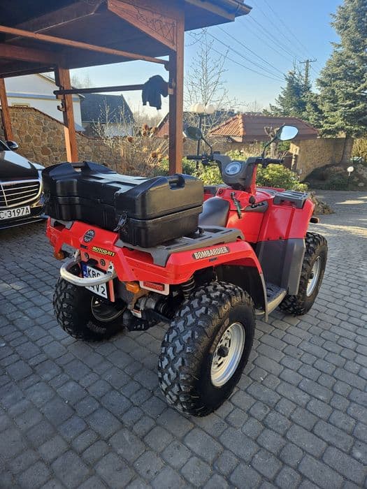 Can-am 400 outlander Bombardier quad, zarejestrowany