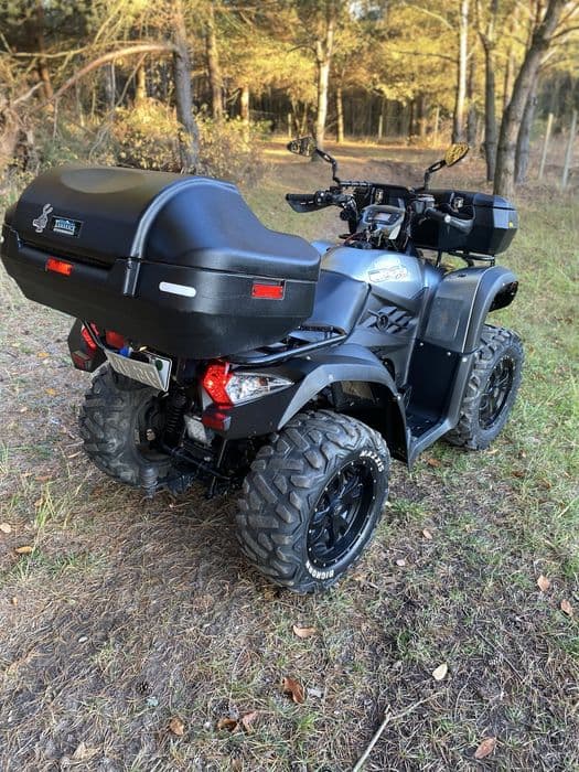 Quad Kymco MXU IRS 500 DX 4x4  zarejestrowany sprowadzony. Ładny stan.