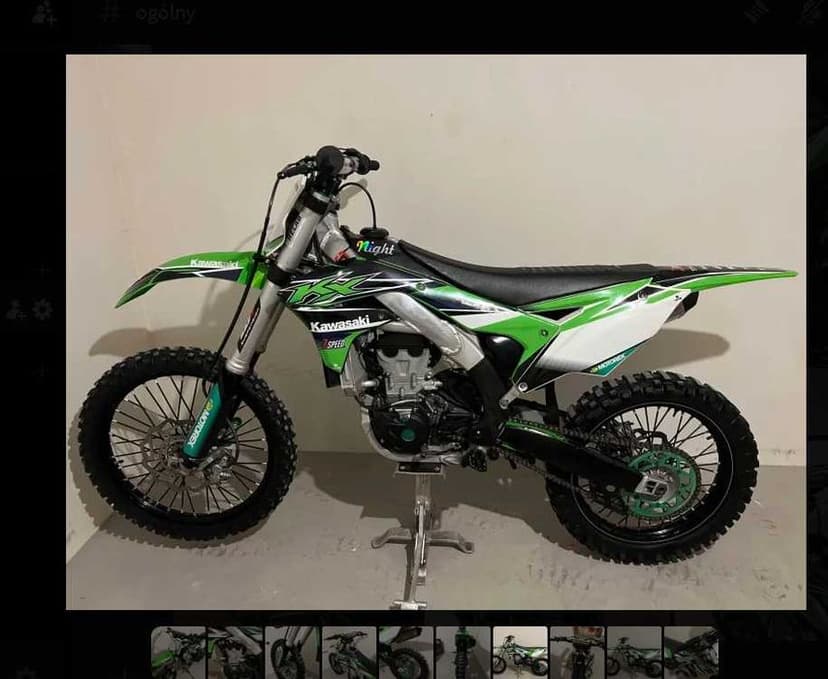 Kawasaki Kxf 450 2017 gotowy na sezon 25Mth