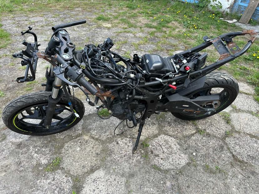 Rama, silnik Kawasaki Ninja 125, Z125  dow. rejestracyjny