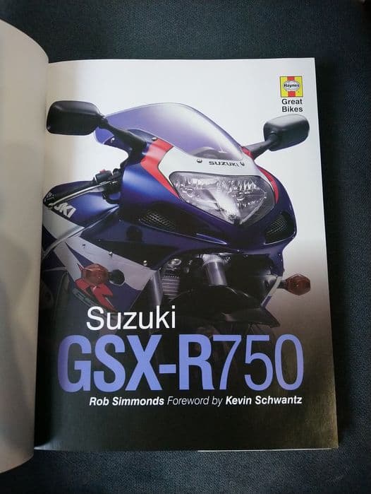 Książka Historia Suzuki GSXR 750 Haynes GSX-R olejak od 1984r