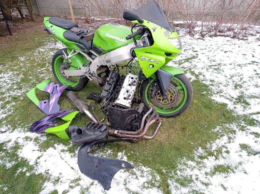 kawasaki zx9r rama PL wal głowica gaźnik lagi modul sprzeglo skrzynia