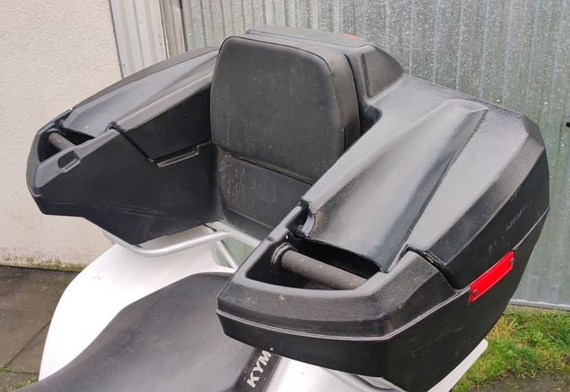 Quad Kymco Maxxer 250 homologacja L7e kat. B biały 2010 rok kxr mxu