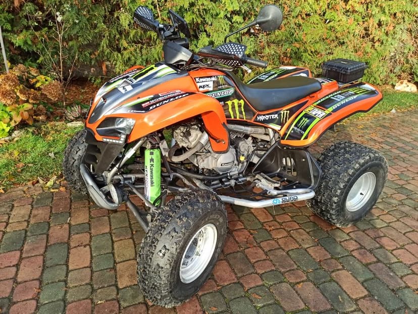 Kawasaki KFX  700  yamaha Raptor super stan