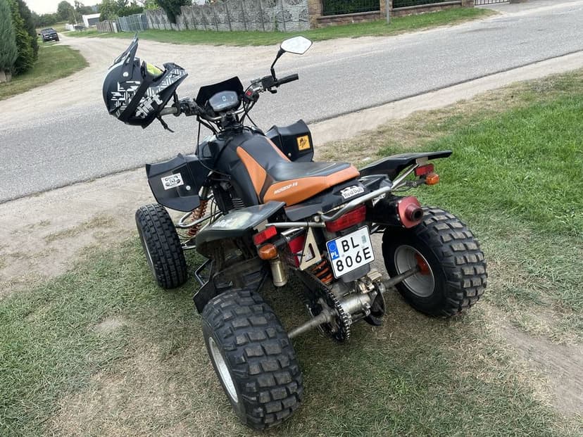 Quad egl 500 swap kawasaki gpz 500 kfx z homolgacją zarejestrowany