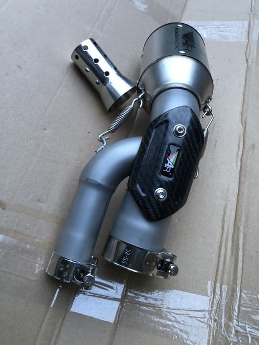 Bmw S1000rr S1000r Austin Racing Wydech Sportowy Tłumik Carbon 17 - 20