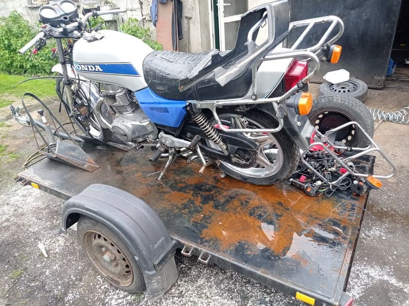 Honda cb250n cb 250 części wydech silnik lagi moduł zegar boczek wal