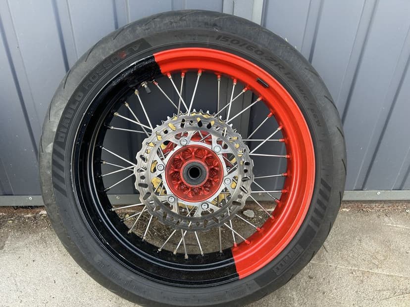 Sprzedam koła Supermoto z Oponami Pirelli Diablo Rosso IV do Ktm Exc
