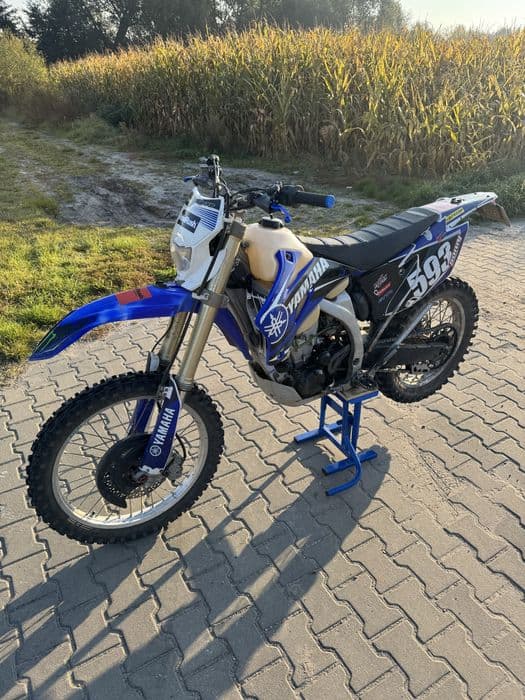 YamahaWR450 stan bardzo doby z dodatkami