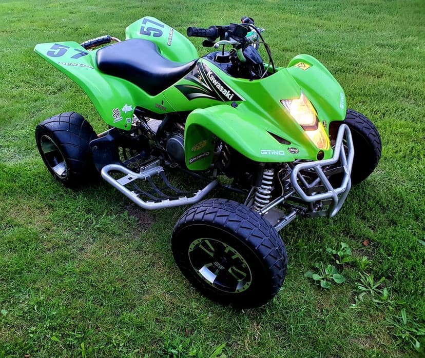 Quad KAWASAKIi KFX400 jedyny taki szeroka ośka sportowy szybki wariat