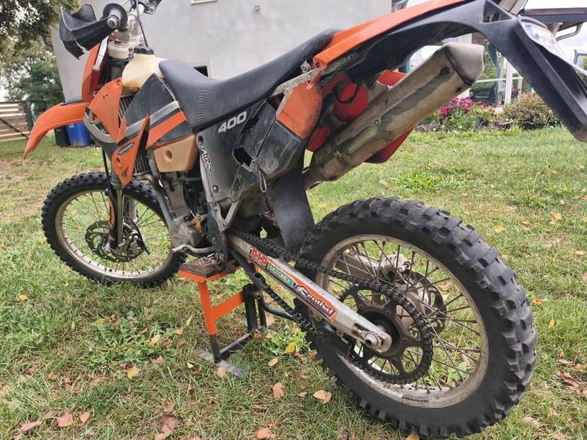 KTM EXC400 – zarejestrowany i ubezpieczony
