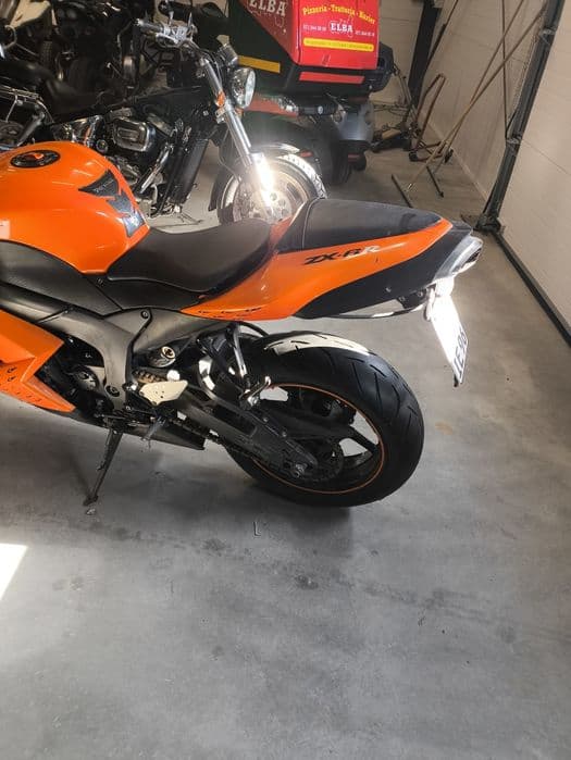 Kawasaki ZX 6r 07-08 ogon tył komplet stelaż lampa wydech