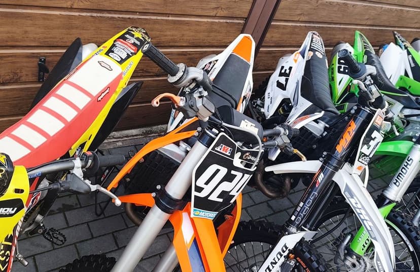 Pakiet 7 motorów KTM SXF Kawasaki KXF Suzuki RMZ  250 450 crf yzf tc