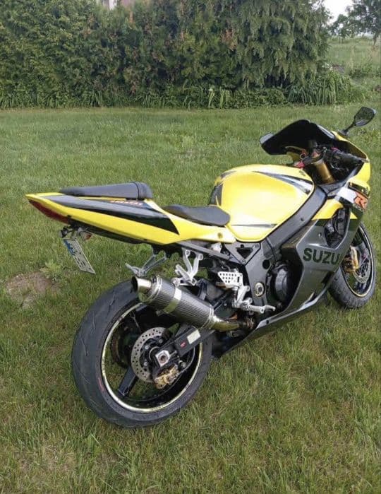 Scigacz Suzuki GSXR 1000  zamiana zamiemie