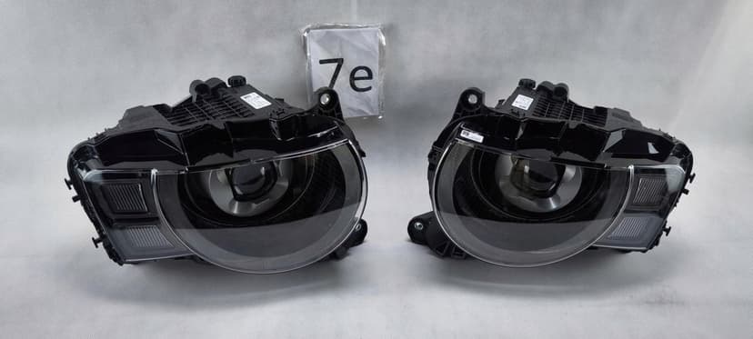 land rover defender ii full led lewy prawy reflektor lampa komplet
