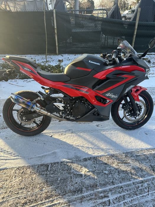 Kawasaki ninja 500se na A2, 2025rok 550 km przebiegu