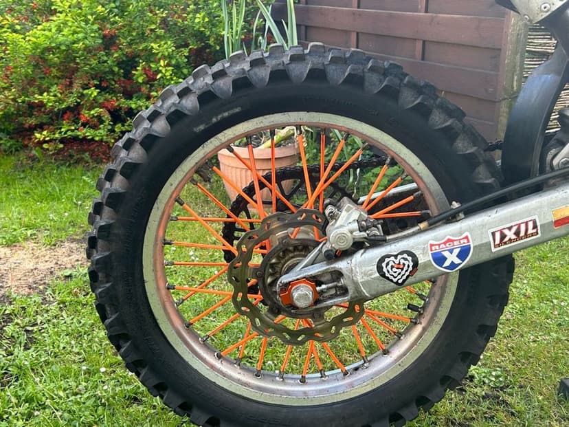 Ktm exc sx 125 2T seta zdrowy enduro cross Mousse skrzynia 6