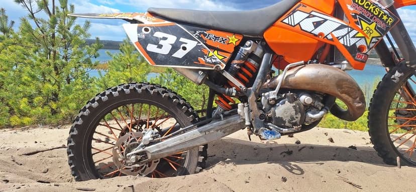 MOTO CROSS KTM SX 125 2006r NICASIL, głowica sportowa VHM, 30mth na tłoku, koła EXCEL, handbary