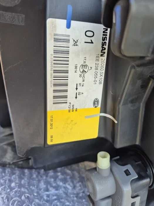 Lampa lewa Nissan Navara, Pathfinder. 1EE.233.055-01. Europa,  idealna