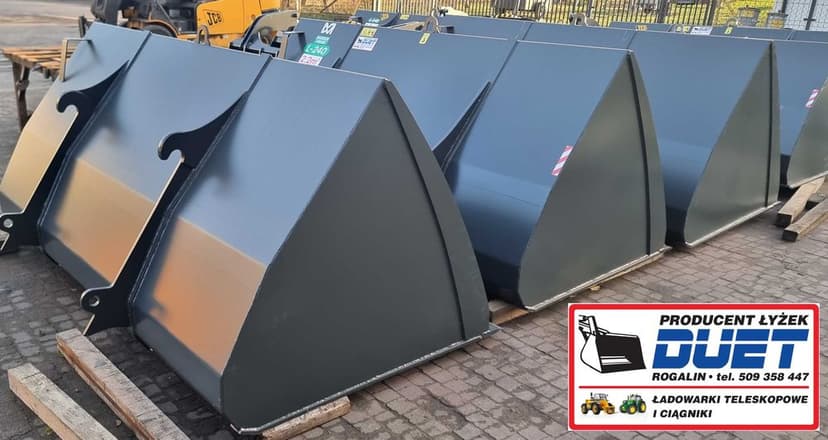 łyżka objętościowa zbożowa 2,2m3 240 cm manitou jcb claas kramer